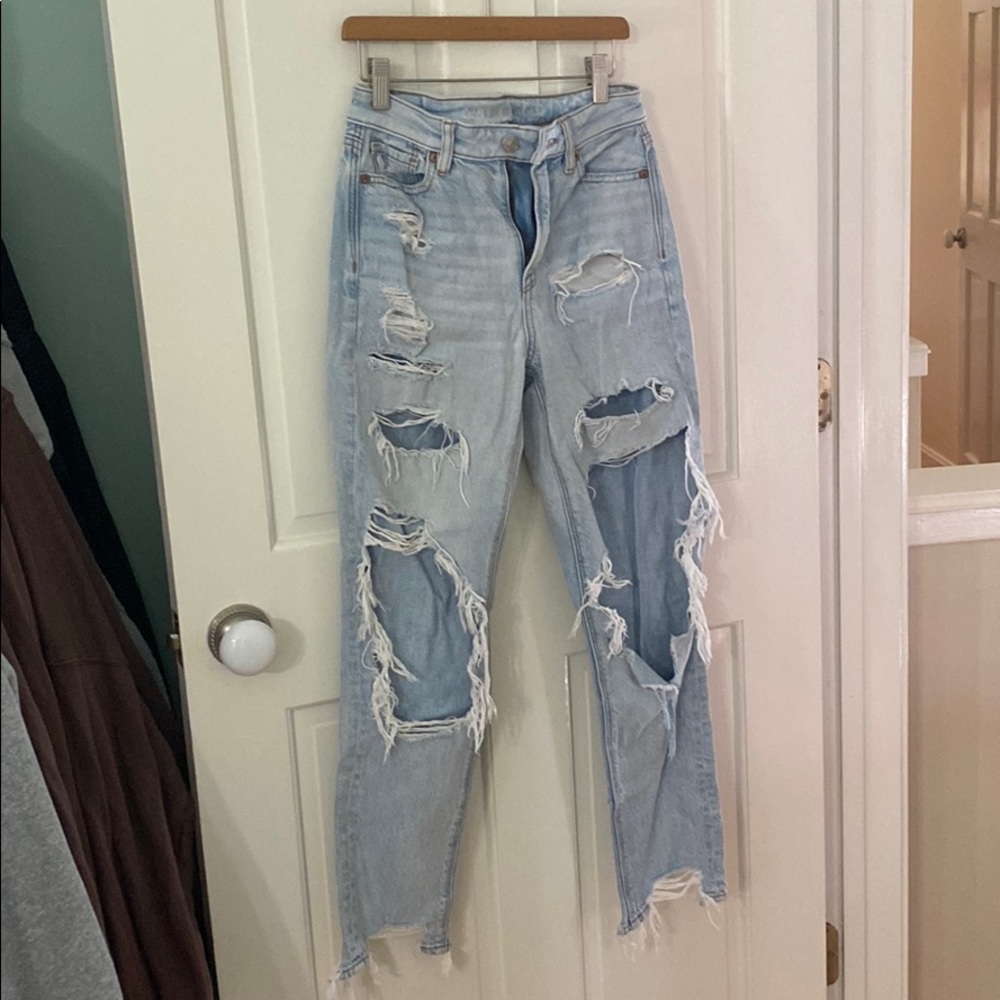 American Eagle ripped jeans